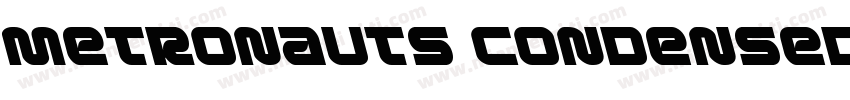 Metronauts Condensed Condensed字体转换